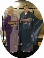 Sandy and Pat in Kimono