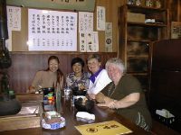 Eating noodles in Kofu