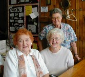 Esther, Marie, and Pat in Binghamton